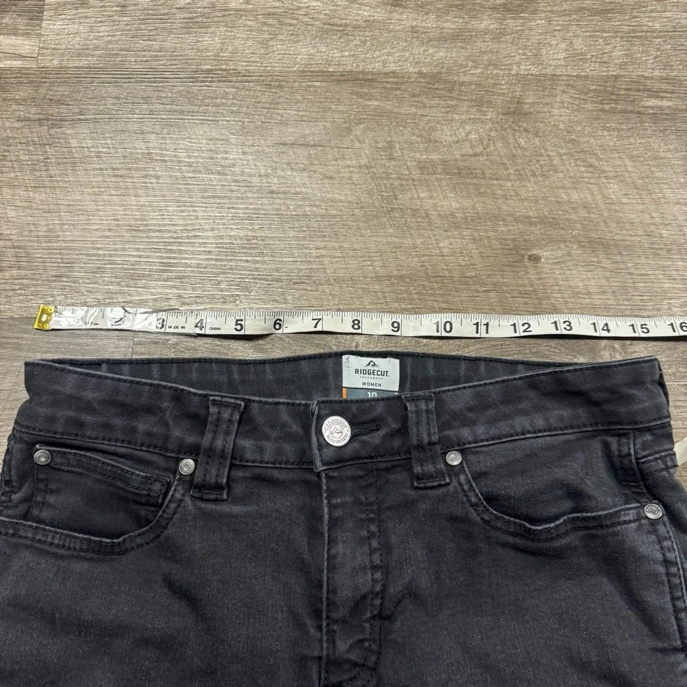 RIDGECUT TOUGHWEAR Women’s Black Cargo Skinny Jeans Size 10